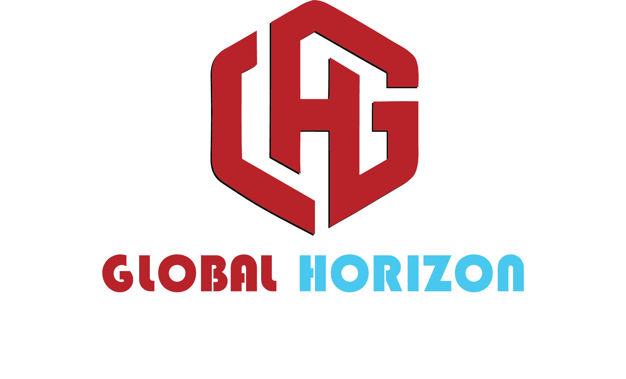 شعار الأفق العالمية للتجارة والأستثمار والأعمال اللوجستية